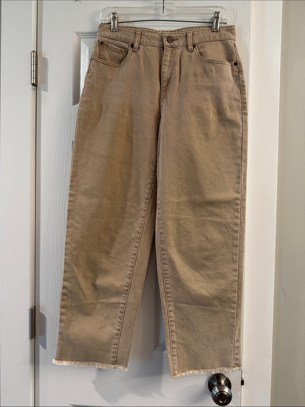 Volcom Straight Leg Jeans in Tan